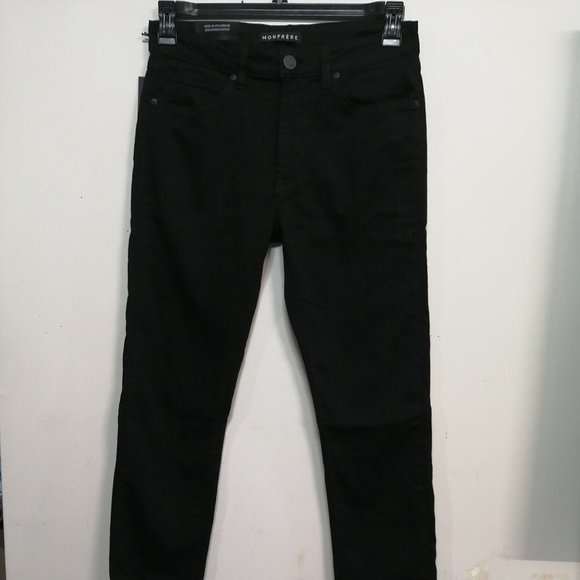 BNWT Monfrere Men's Pants Black 30W × 42L - Picture 1 of 6